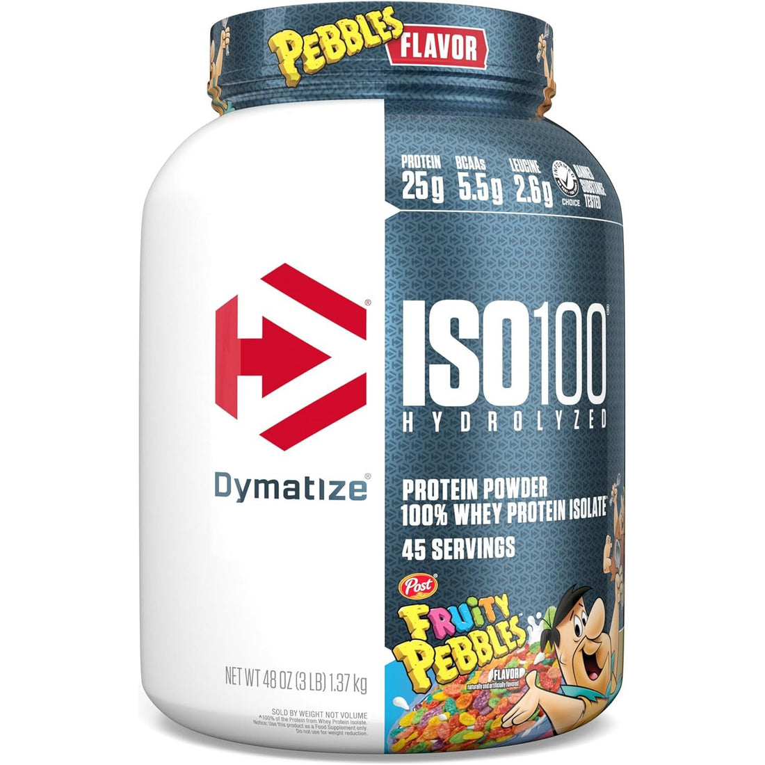 ISO100 - 100% Hydrolyzed Whey Protein Isolate - Chocolate Peanut Butter, 5Lbs/2.3Kg