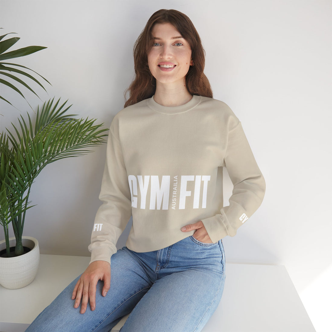 Gym Fit Unisex Heavy Blend™ Crewneck Sweatshirt - Stylish Workout Top for Fitness Enthusiasts