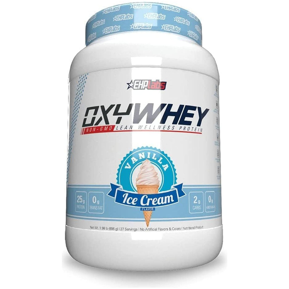 Ehplabs Oxywhey Lean Whey Protein Powder - 25G of 100% Pure, Lean, Non-Gmo Whey Protein Blend, Post Workout Fitness & Nutritional Shakes, Smoothies, Baking & Cooking - 27 Serves (Chocolate Caramel)