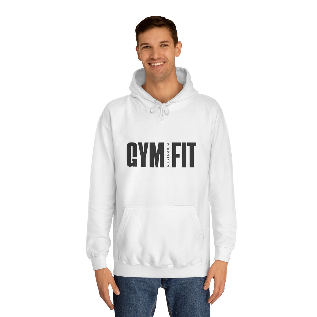 Unisex Gym Fit Hoodie - Comfortable College Style Pullover for Fitness Enthusiasts