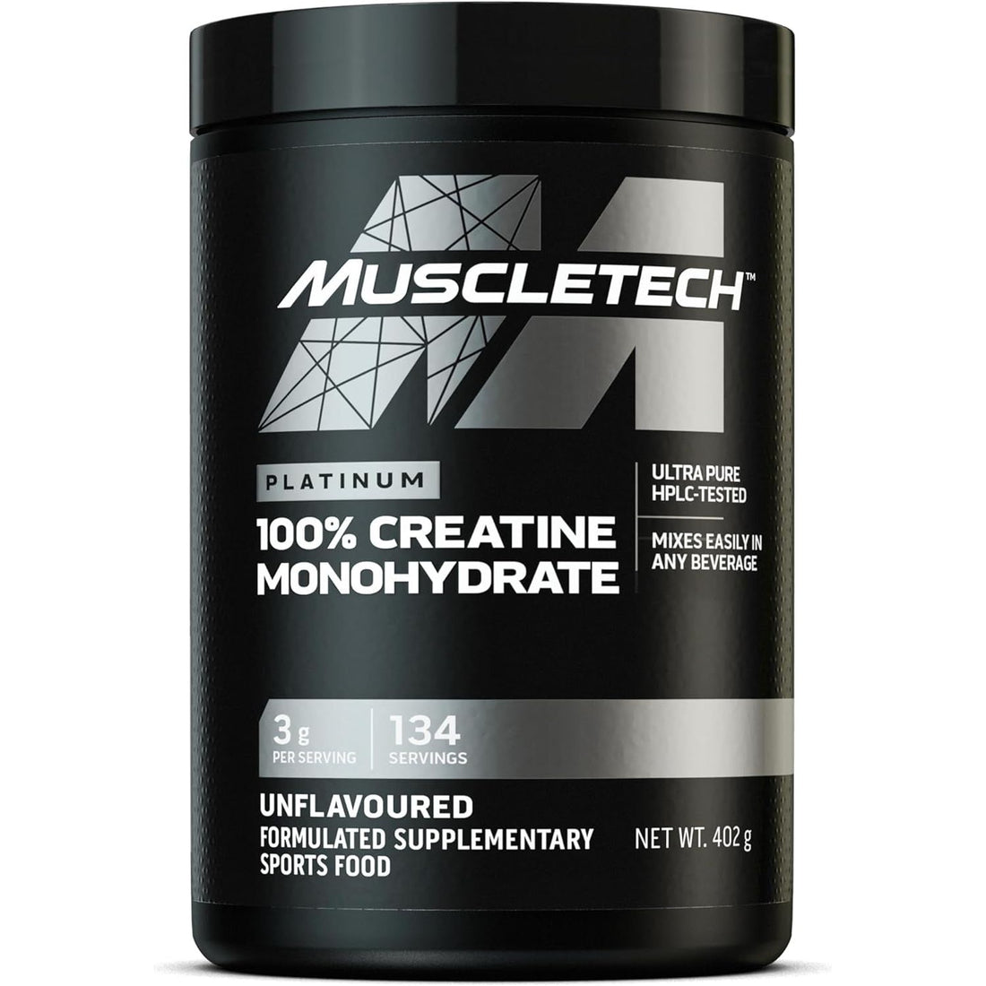 Platinum 100% Creatine Monohydrate Unflavoured 402G