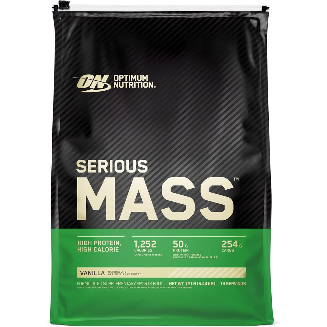 Serious Mass Protein Powder Gainer, Chocolate, 2.72Kg