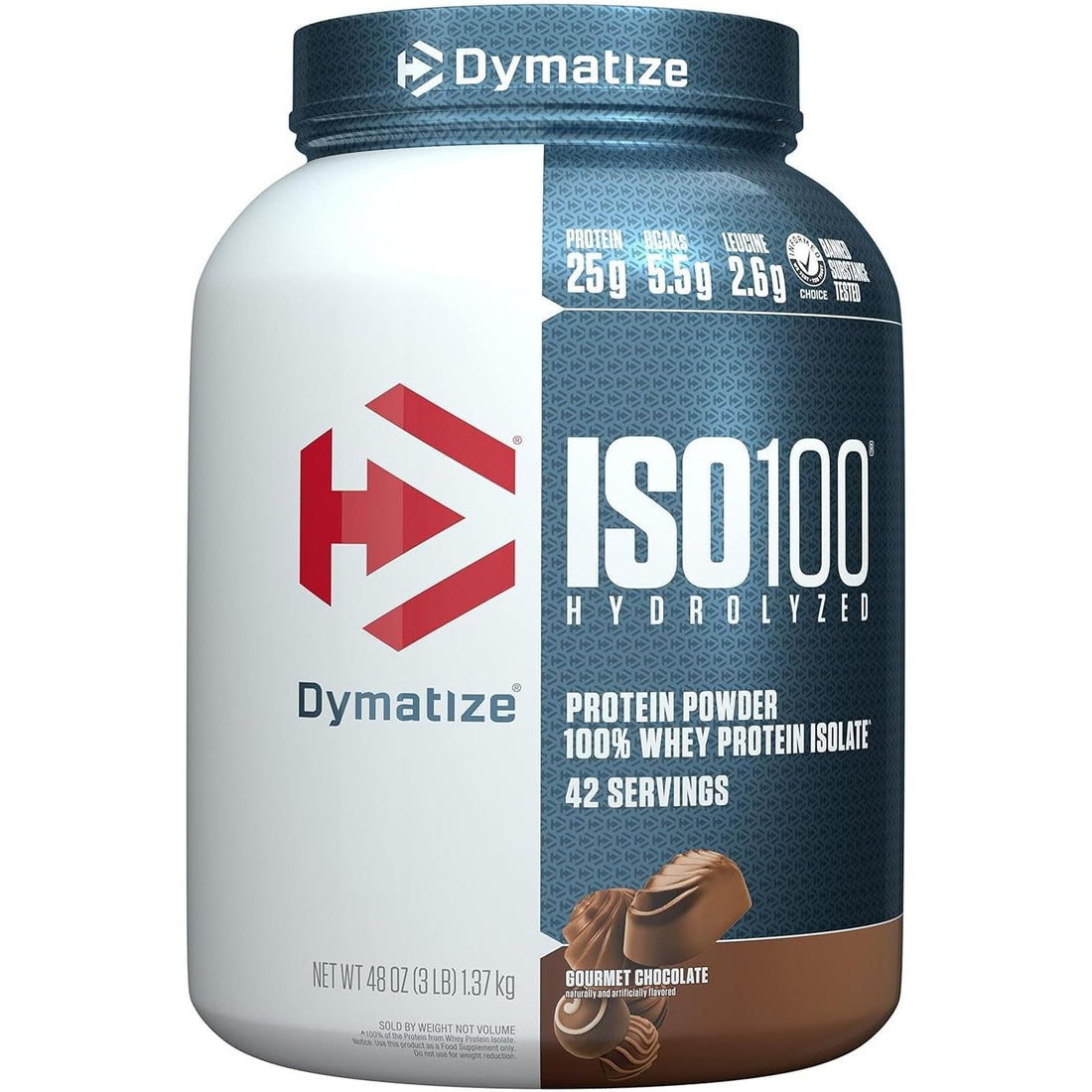 ISO100 - 100% Hydrolyzed Whey Protein Isolate - Chocolate Peanut Butter, 5Lbs/2.3Kg