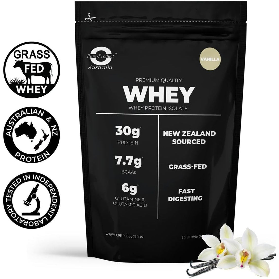 100% Whey Protein Isolate VANILLA 1Kg