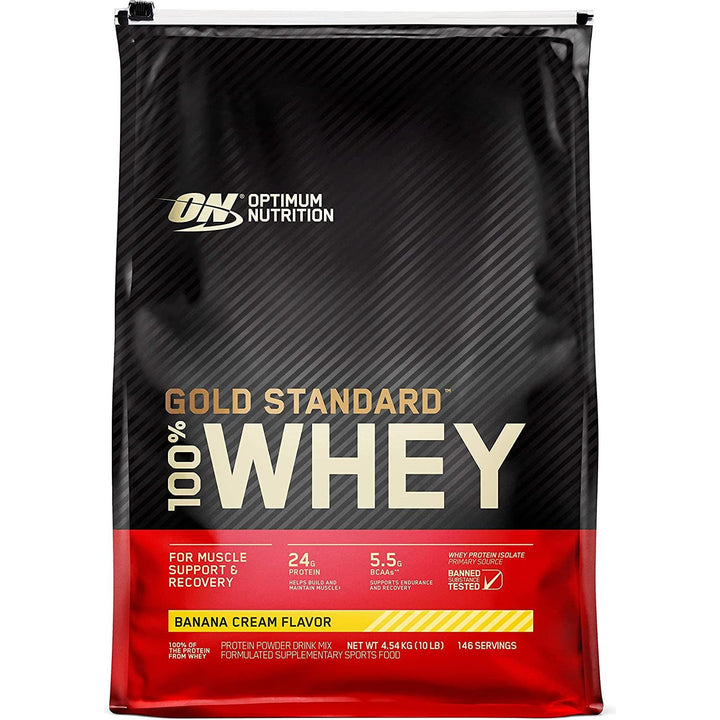 Gold Standard 100% Whey Protein Powder, Double Rich Chocolate, 4.54Kg