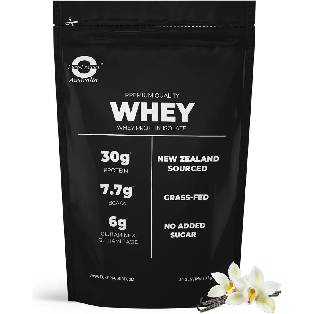 100% Whey Protein Isolate VANILLA 1Kg