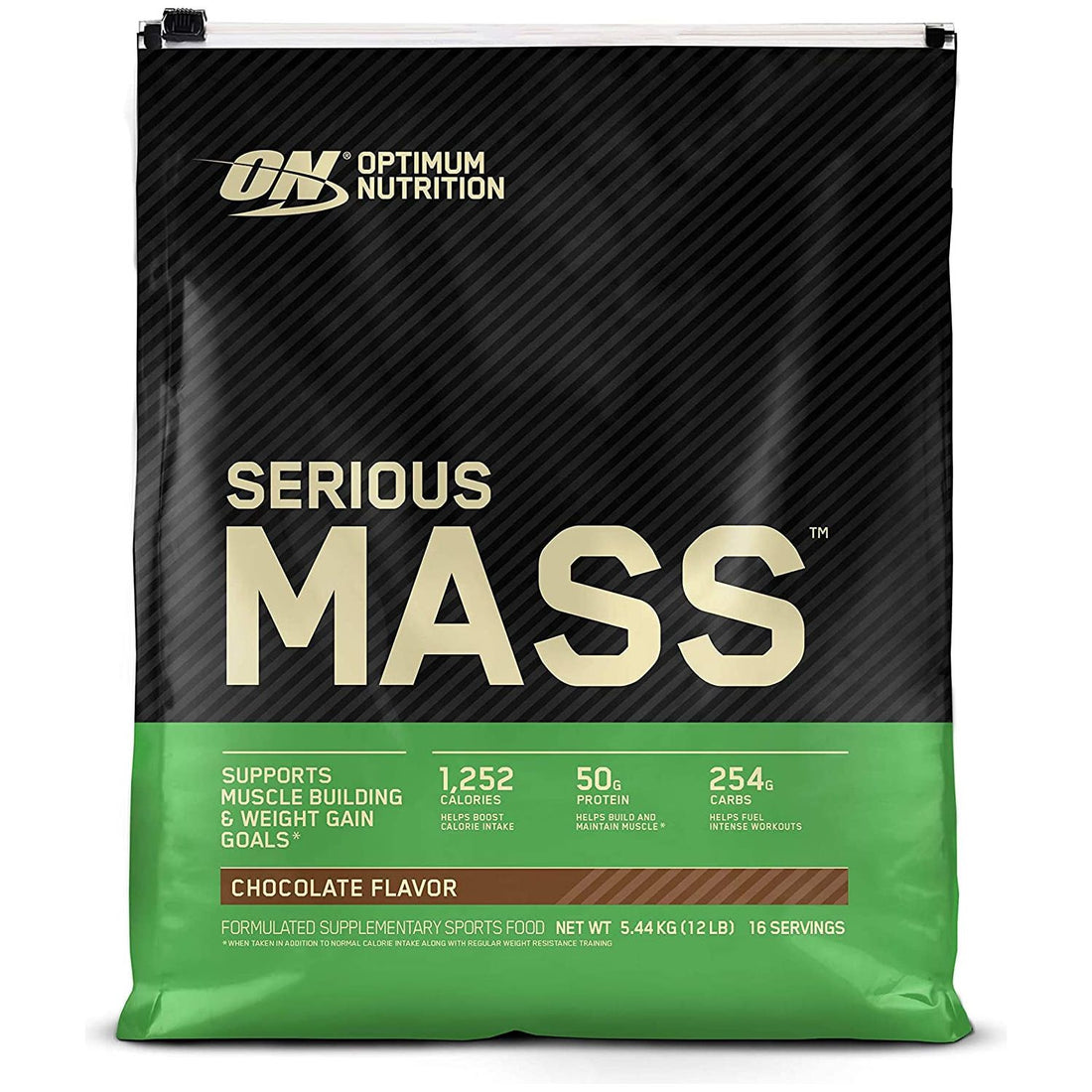 Serious Mass Protein Powder Gainer, Chocolate, 2.72Kg