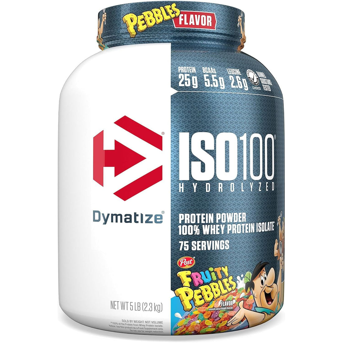 ISO100 - 100% Hydrolyzed Whey Protein Isolate - Chocolate Peanut Butter, 5Lbs/2.3Kg