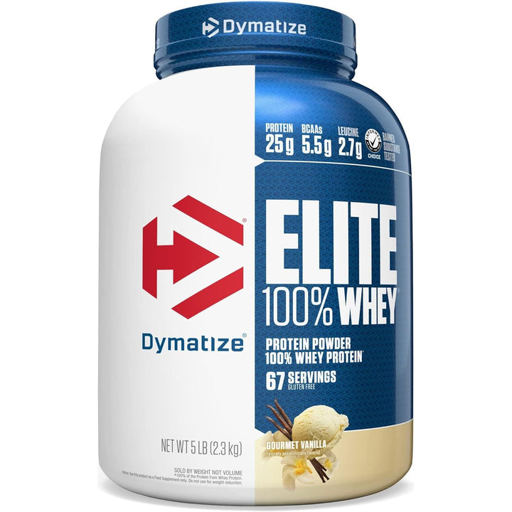 Elite 100% Whey Protein 63 Serves Gourmet Vanilla 2.3Kg