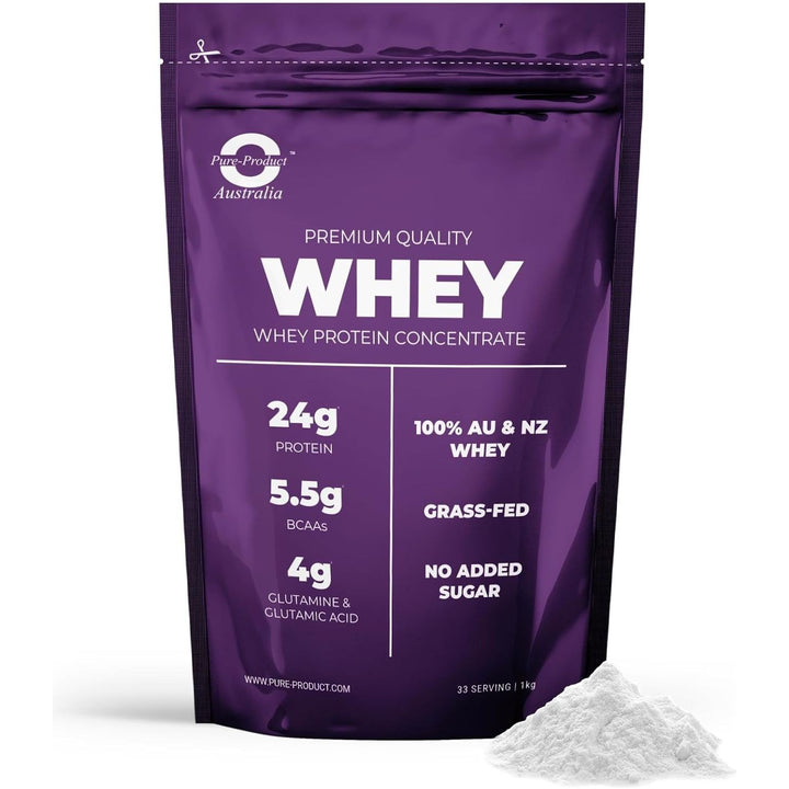 Whey Protein Concentrate Powder, Unflavoured 1 Kilograms