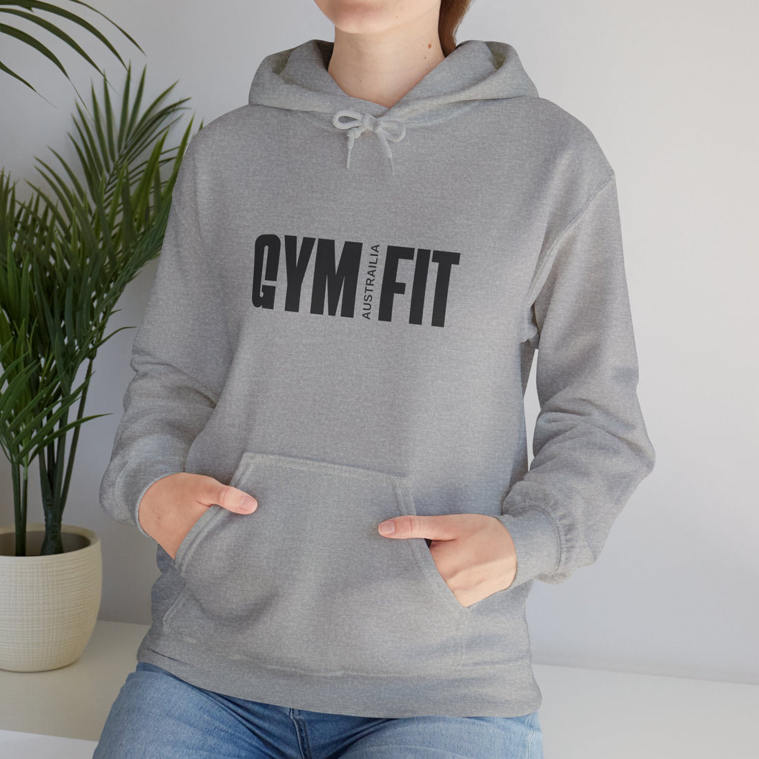Gym Fit Unisex Heavy Blend™ Hooded Sweatshirt - Perfect for Fitness Enthusiasts
