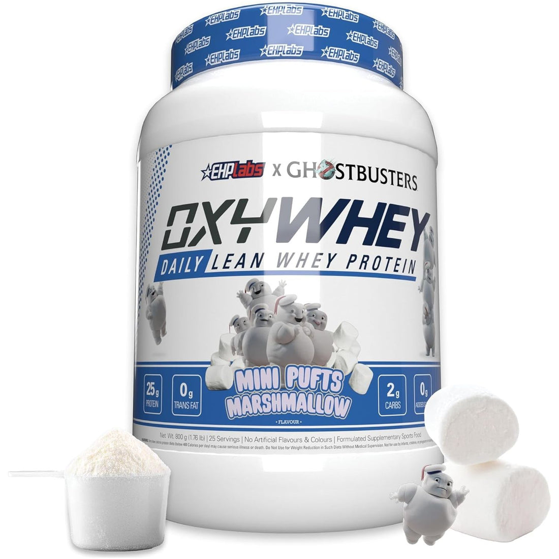 Ehplabs Oxywhey Lean Whey Protein Powder - 25G of 100% Pure, Lean, Non-Gmo Whey Protein Blend, Post Workout Fitness & Nutritional Shakes, Smoothies, Baking & Cooking - 27 Serves (Chocolate Caramel)