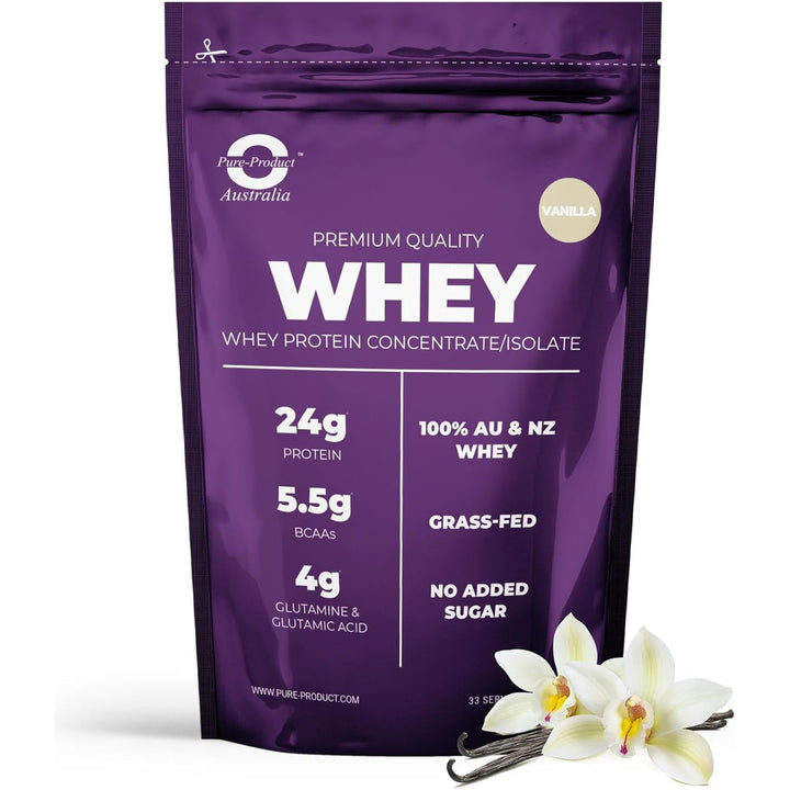 100% Whey Protein Isolate & Concentrate VANILLA 1Kg