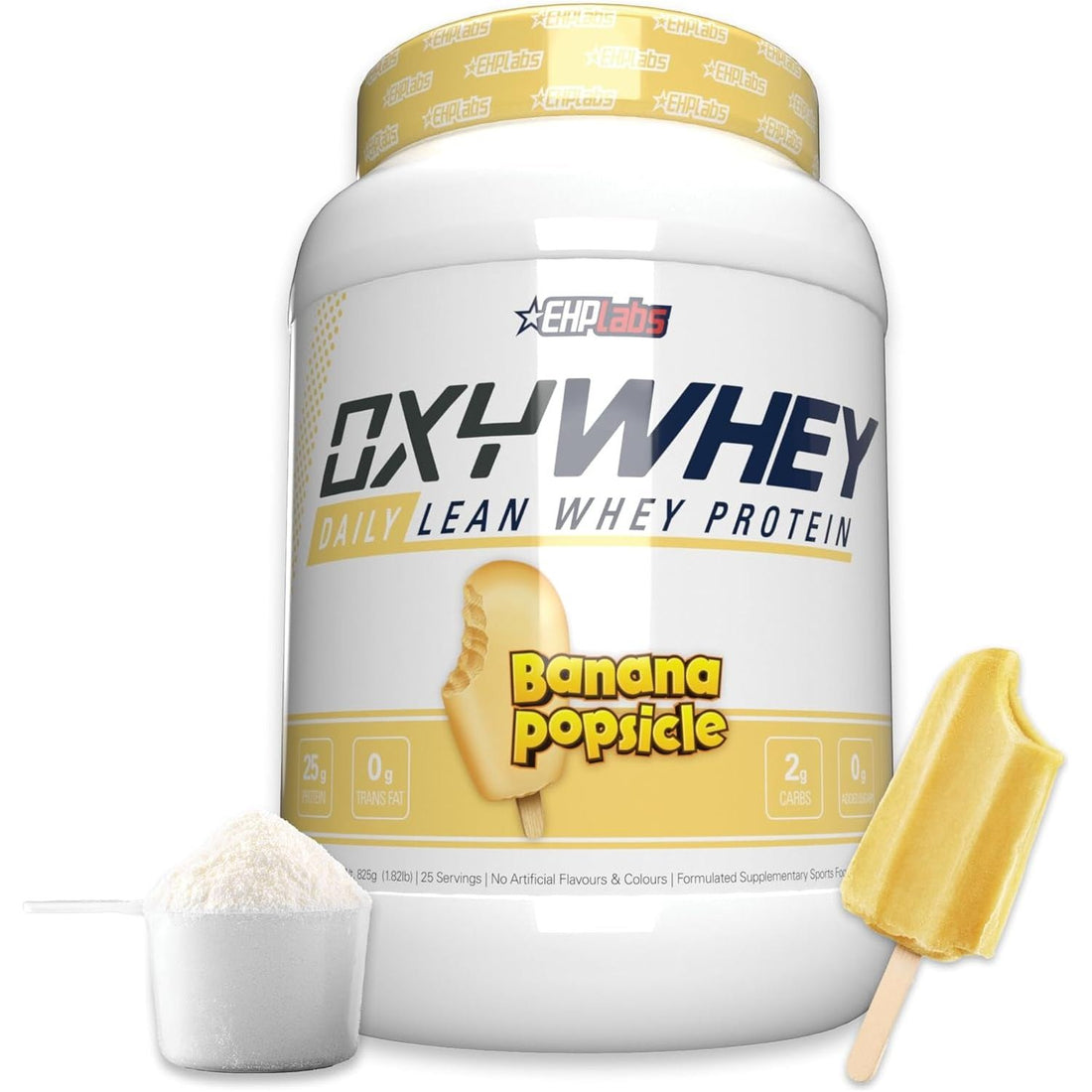 Ehplabs Oxywhey Lean Whey Protein Powder - 25G of 100% Pure, Lean, Non-Gmo Whey Protein Blend, Post Workout Fitness & Nutritional Shakes, Smoothies, Baking & Cooking - 27 Serves (Chocolate Caramel)